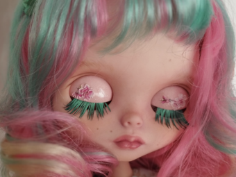 Blythe doll custom Custom blythe doll Ooak art blythe doll Chloe